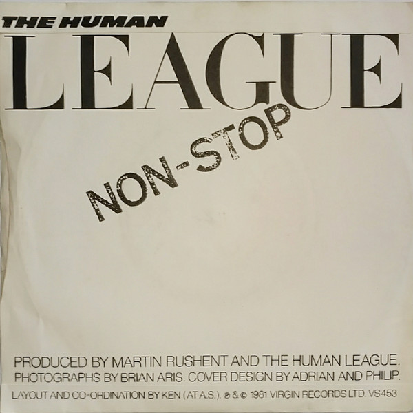 Human League - Open Your Heart - Used Vinyl Record 7" image 2