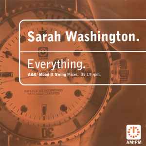 Sarah Washington - Everything (A&G / Mood II Swing Mixes) - Used Viny image 1