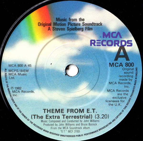 John Williams - me From E.T. (The Extra-Terrestrial) - Used Vinyl Rec image 3