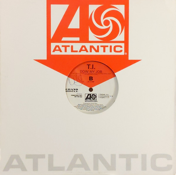 T.I. - Rubber Band Man (Remix) - Used Vinyl Record 12" image 2