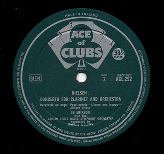 Carl Nielsen - Flute Concerto ∙ Clarinet Concerto - Used Vinyl Rec image 3