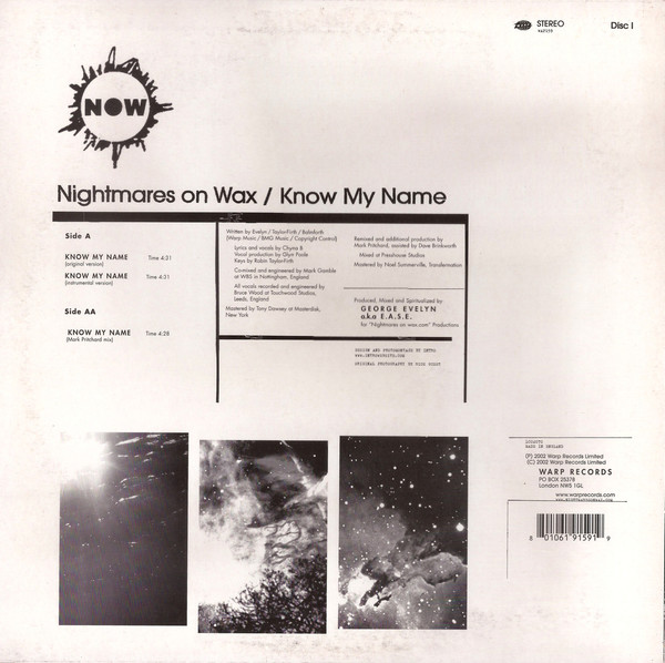 Nightmares On Wax - Know My Name - Used Vinyl Record 12" image 2