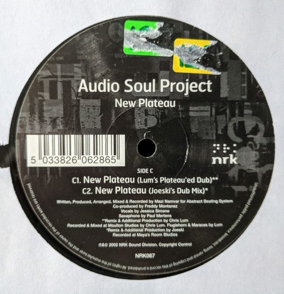 Audio Soul Project - New Plateau - Used Vinyl Record 12" image 5