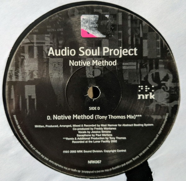 Audio Soul Project - New Plateau - Used Vinyl Record 12" image 6
