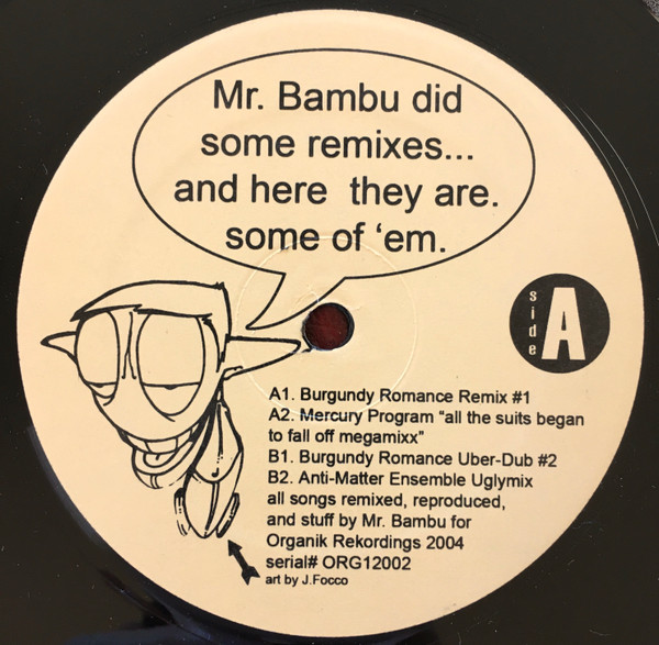 Various - Mr. Bambu Did Some Remixes - Vinyl Record 12" image 3