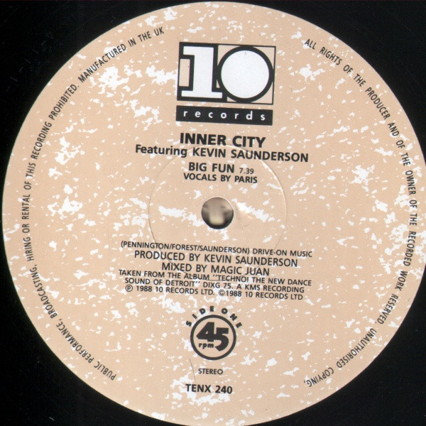 Inner City - Big Fun - Used Vinyl Record 12" image 3