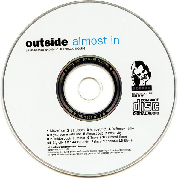 Outside - Almost In - Used CD image 3