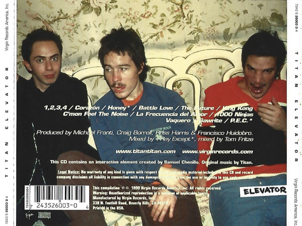 Titan - Elevator - CD image 3