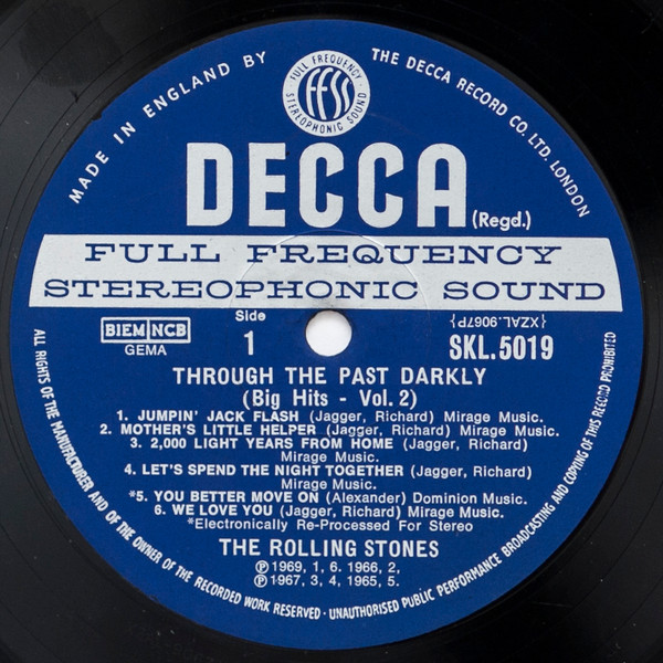 Rolling Stones - Through The Past, Darkly (Big Hits Vol. 2) - Used Vinyl image 5
