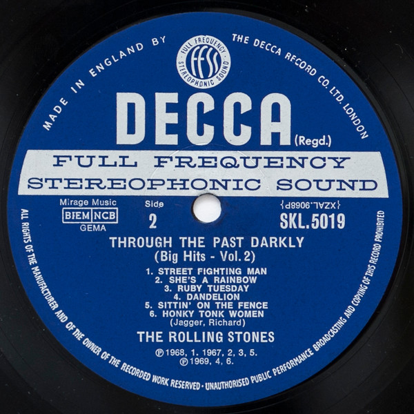 Rolling Stones - Through The Past, Darkly (Big Hits Vol. 2) - Used Vinyl image 6