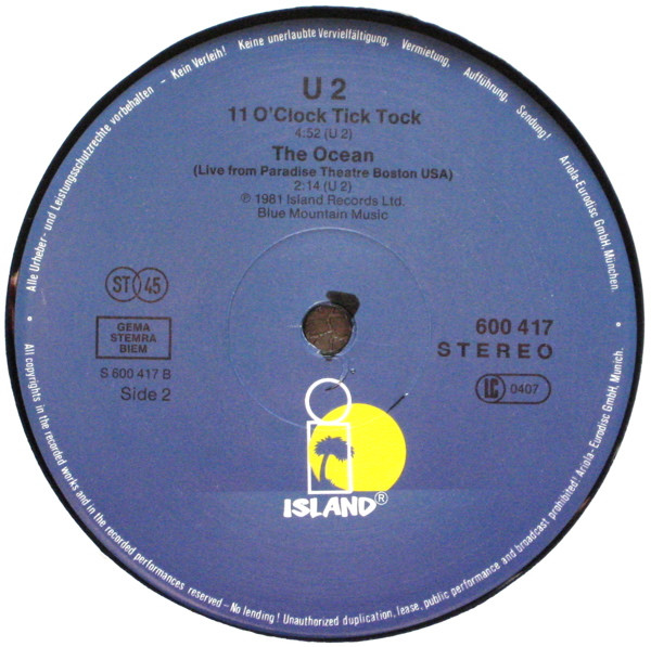U2 - R.O.K. - Used Vinyl Record 12" image 4