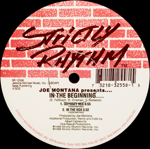 Joe Montana - In The Beginning - Used Vinyl Record 12" image 5
