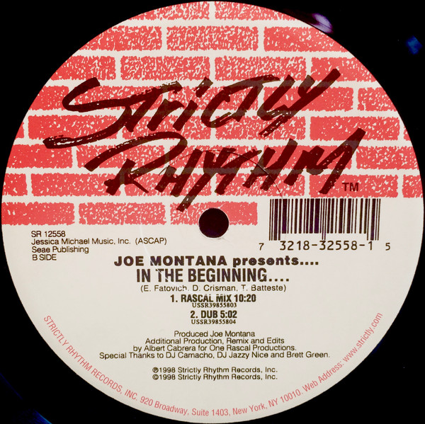 Joe Montana - In The Beginning - Used Vinyl Record 12" image 6