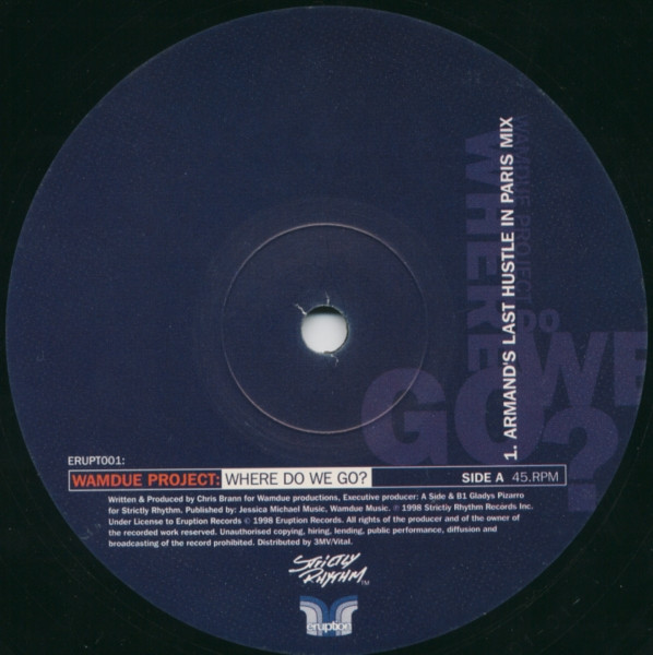 Wamdue Project - Where Do We Go? - Used Vinyl Record 12" image 3