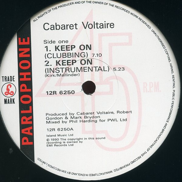 Cabaret Voltaire - Keep On - Used Vinyl Record 12" image 3