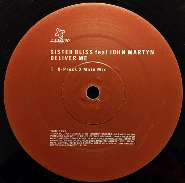 Sister Bliss - Deliver Me - Used Vinyl Record 12" image 4