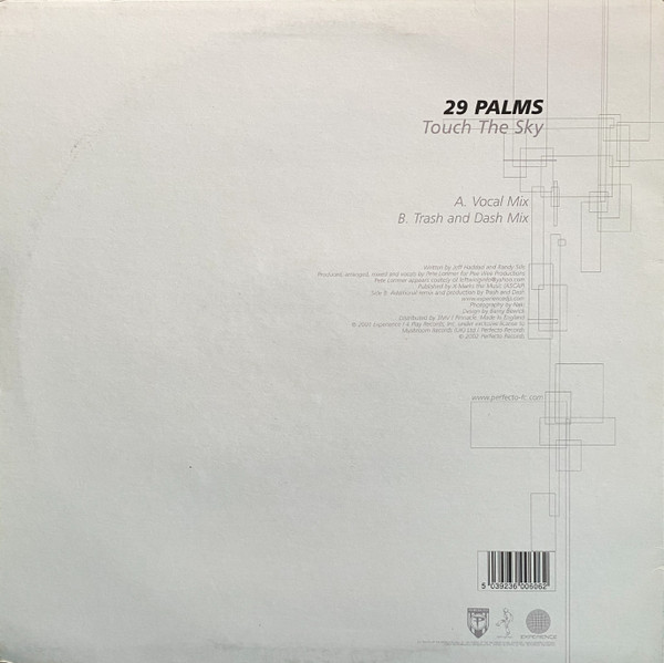 29 Palms - Touch The Sky - Used Vinyl Record 12" image 2
