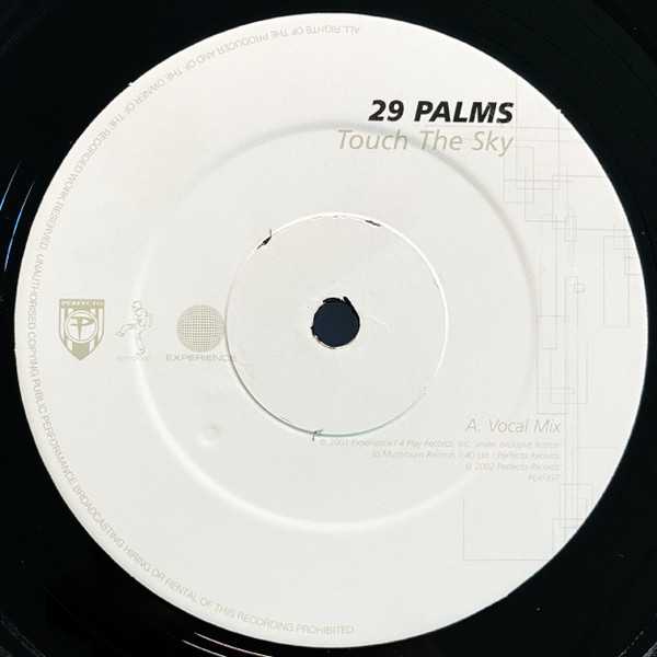 29 Palms - Touch The Sky - Used Vinyl Record 12" image 3