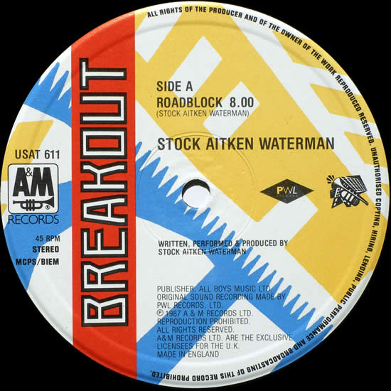 Stock - Roadblock - Used Vinyl Record 12" image 3