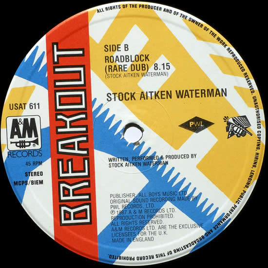 Stock - Roadblock - Used Vinyl Record 12" image 4