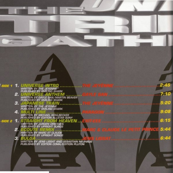 Various - Universe - The Tribal Gathering 94 - Vinyl Record image 2