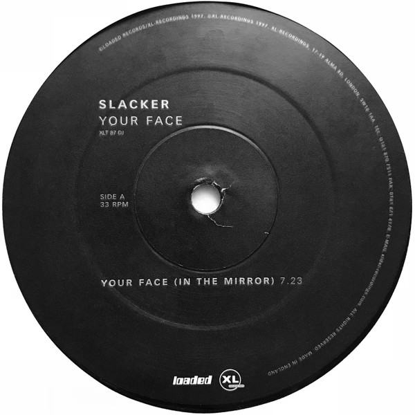 Slacker - Your Face / The Way We Are - Used Vinyl Record 12" image 2