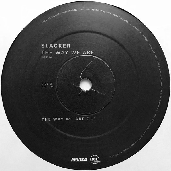Slacker - Your Face / The Way We Are - Used Vinyl Record 12" image 5
