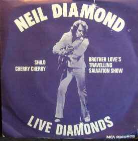 Neil Diamond - Live Diamonds - Used Vinyl Record 7" image 1