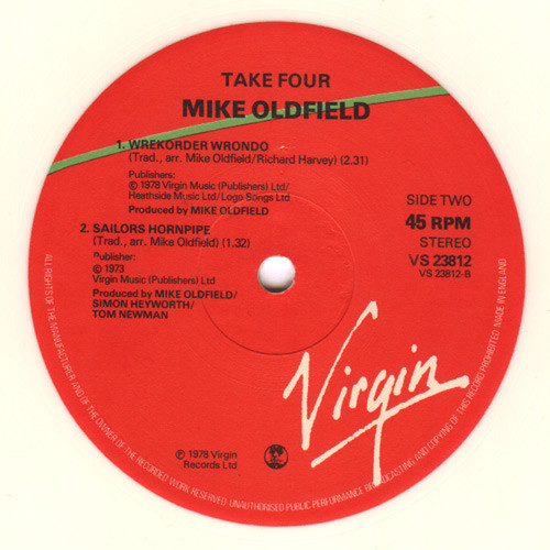 Mike Oldfield - Take 4 - Used Vinyl Record 12" image 4
