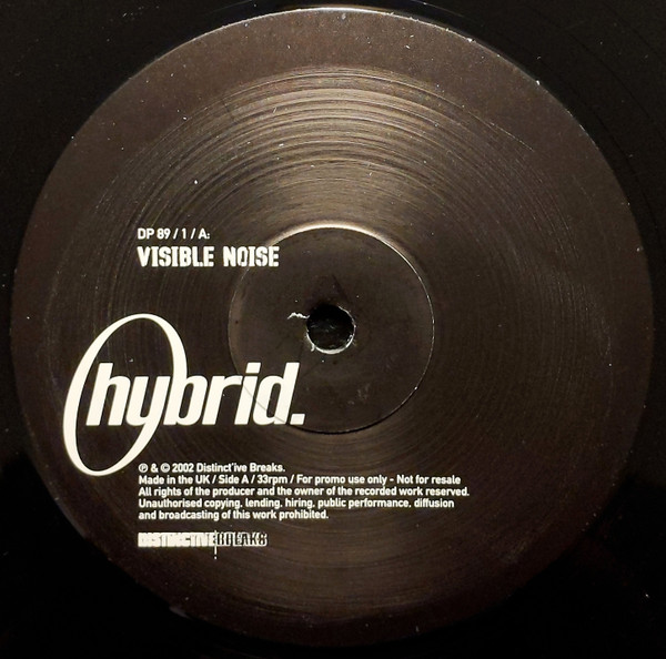Hybrid - Visible Noise / Know Your Enemy - Used Vinyl Record image 3
