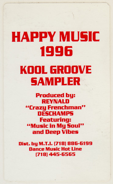 Reynald Deschamps - Kool Groove Sampler - Used Vinyl Record 12" image 2