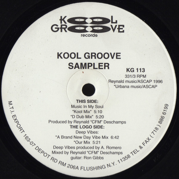 Reynald Deschamps - Kool Groove Sampler - Used Vinyl Record 12" image 3