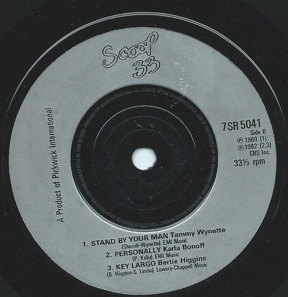Various - Six Great Country Hits - Used Vinyl Record 7" image 3