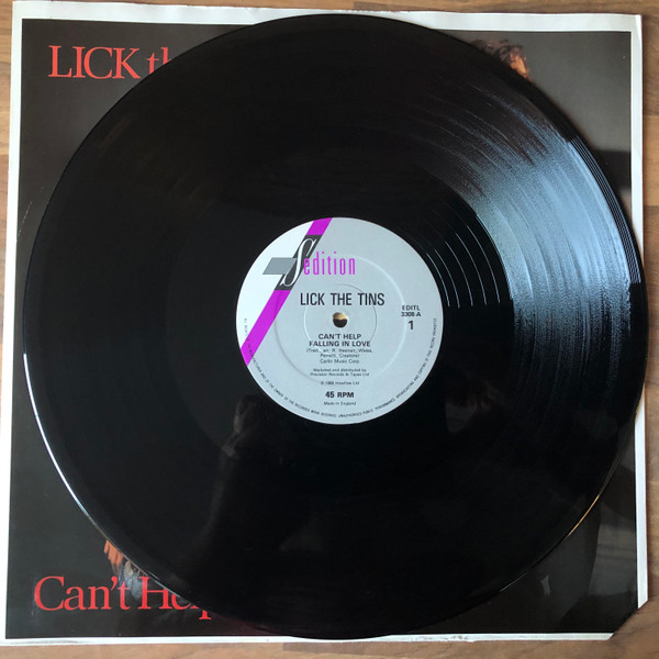 Lick The Tins - Can't Help Falling In Love - Used Vinyl Record 12" image 5