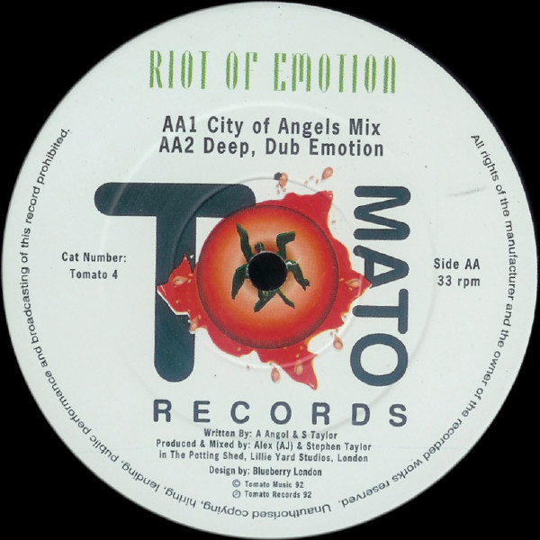 Riot Of Emotion - Used Vinyl Record 12" image 2