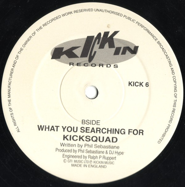 Kicksquad - What You Searching For - Used Vinyl Record 12" image 2