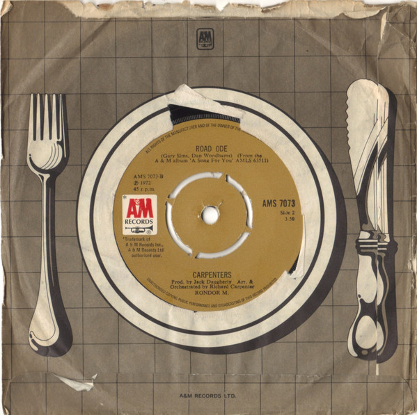 Carpenters - Yesterday Once More - Used Vinyl Record 7" image 3