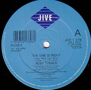 Ruby Turner - Vibe Is Right (The PKA Remix) - Used Vinyl Record 12" image 3