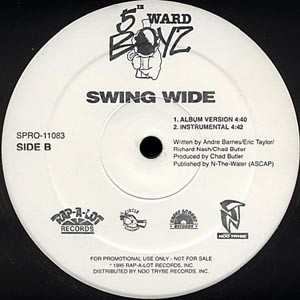 5th Ward Boyz - Situations / Swing Wide - Used Vinyl Record 1 image 2