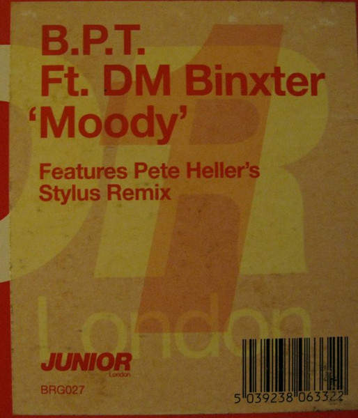 B.P.T. - Moody - Used Vinyl Record 12" image 5