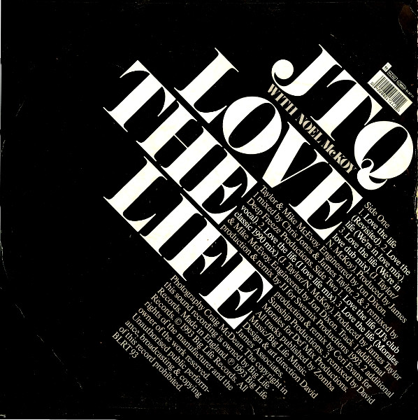James Taylor Quartet - Love The Life - Used Vinyl Record 12" image 2