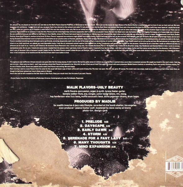 Malik Flavors - Ugly Beauty - Vinyl Record 12" image 3
