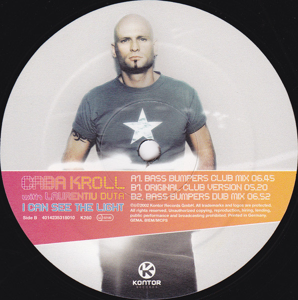 Caba Kroll - I Can See The Light - Used Vinyl Record 12" image 4