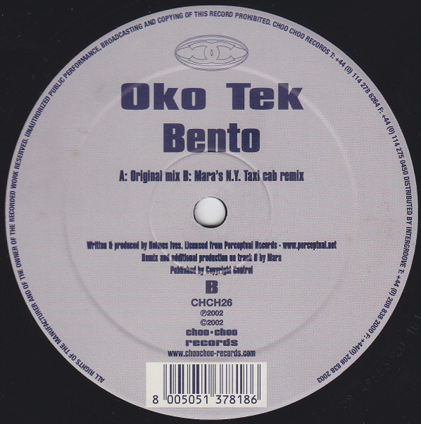 Oko Tek - Bento - Used Vinyl Record 12" image 2