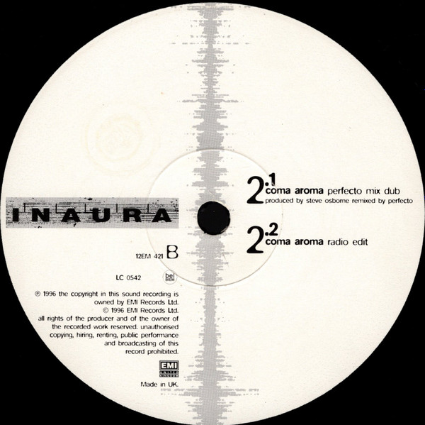 Inaura - Coma Aroma - Used Vinyl Record 12" image 4