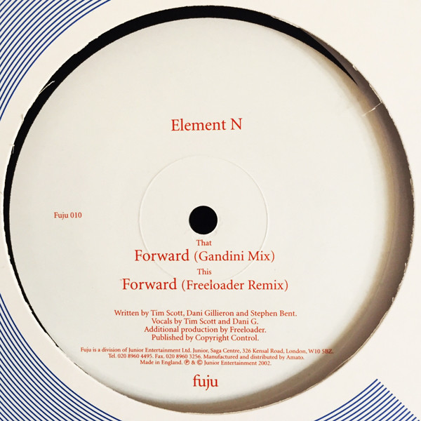 Element N - Forward - Used Vinyl Record 12" image 2