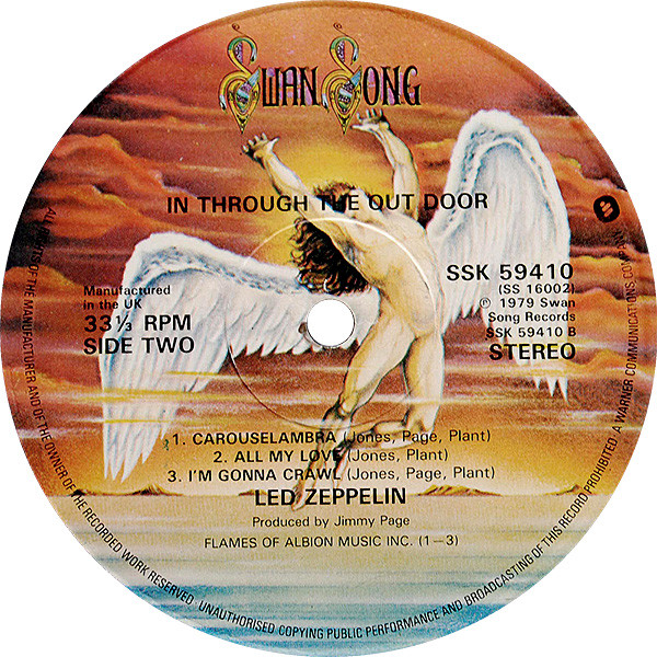 Led Zeppelin - In Through The Out Door - Used Vinyl Record image 10