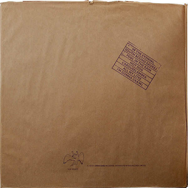 Led Zeppelin - In Through The Out Door - Used Vinyl Record image 3