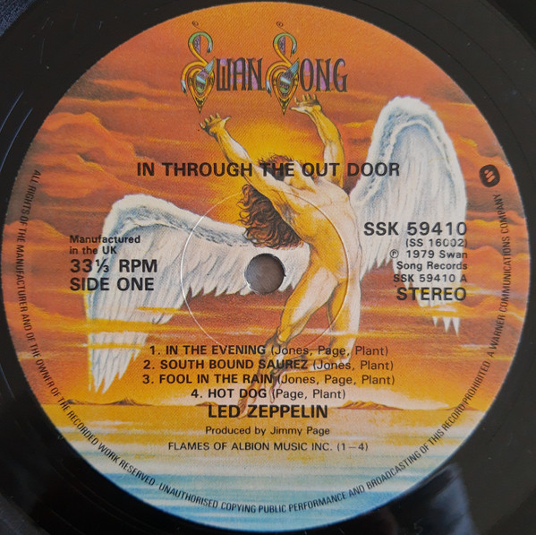 Led Zeppelin - In Through The Out Door - Used Vinyl Record image 9