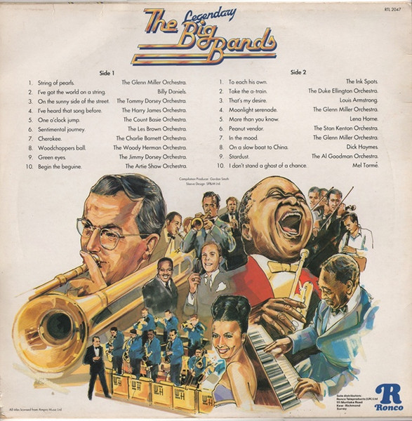 Various - Legendary Big Bands - Used Vinyl Record image 2